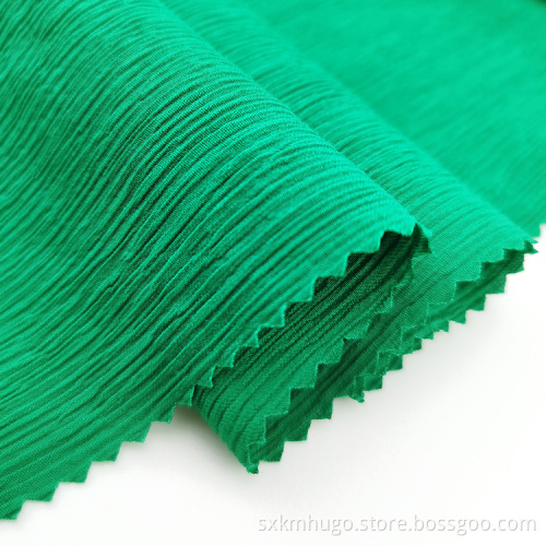Double Crepe Satin Pleated Chiffon Crinkle Seersucker Fabric